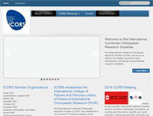 Tablet Screenshot of i-cors.org